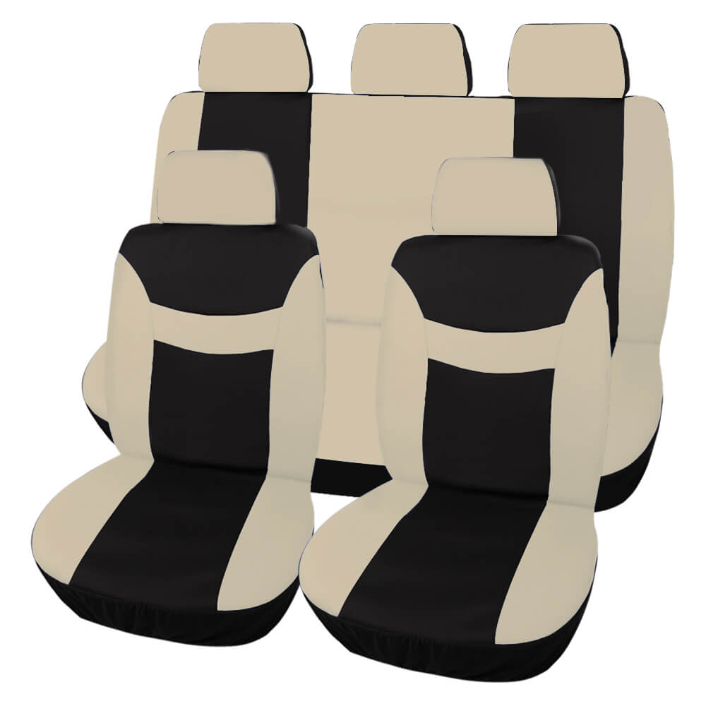 Universal Cloth Seat Cover with Steering Wheel Cover