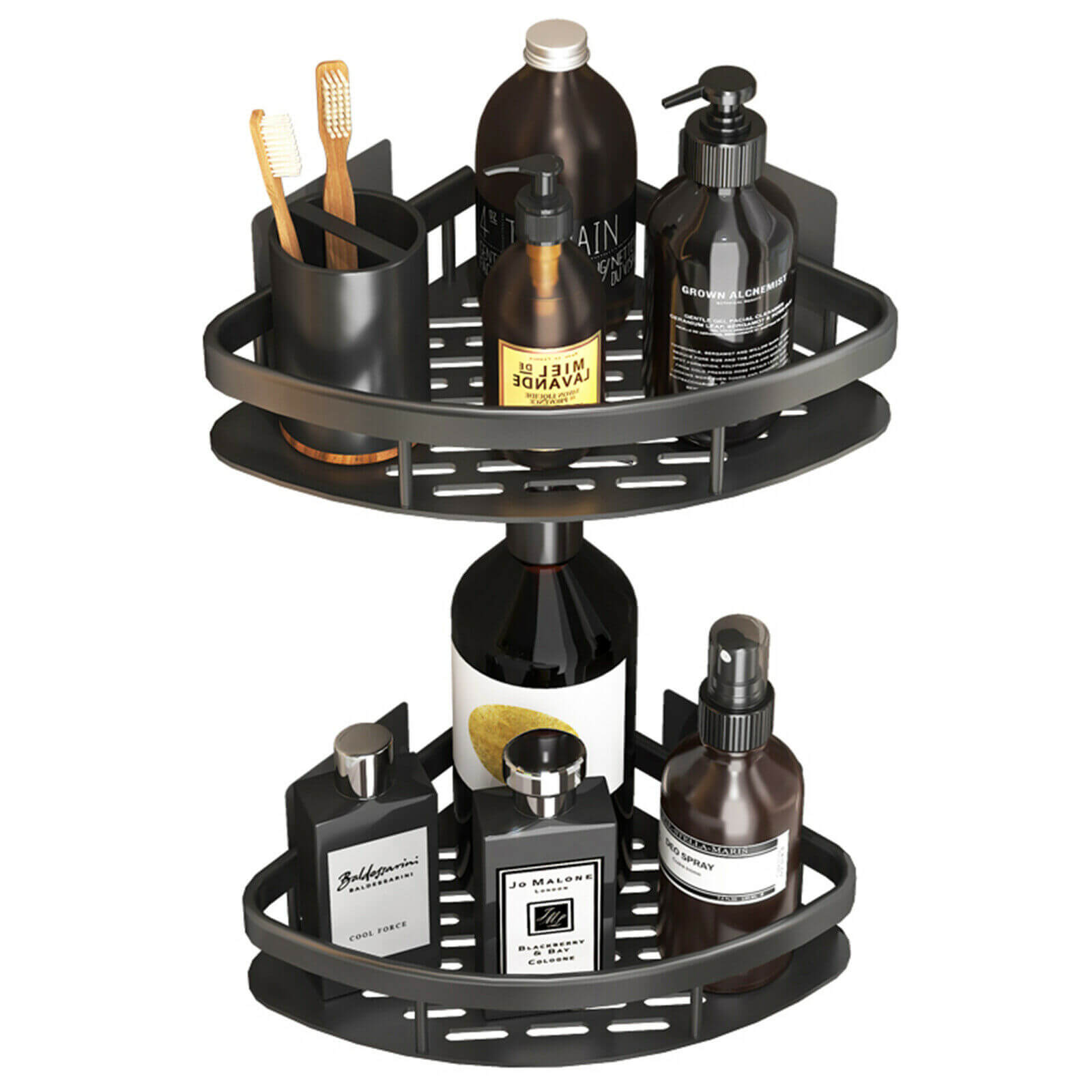 Bathroom No Drilling Corner Shower Shelves