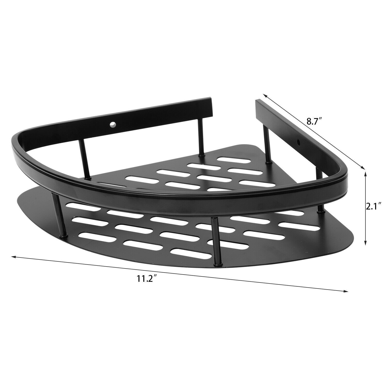 Size of Bathroom No Drilling Corner Shower Shelves
