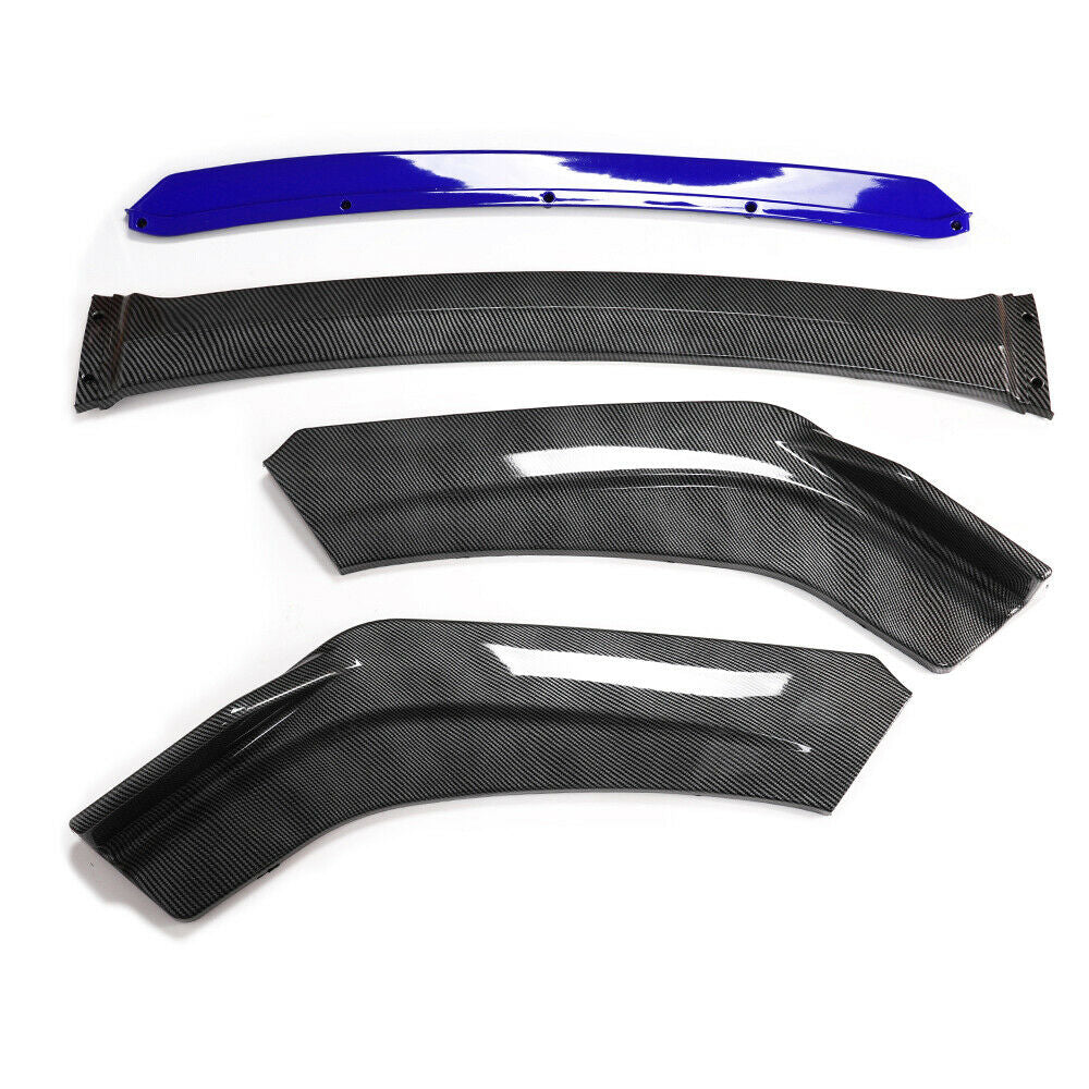 Blue of Universal Car Front Bumper Lip Spoiler Splitter