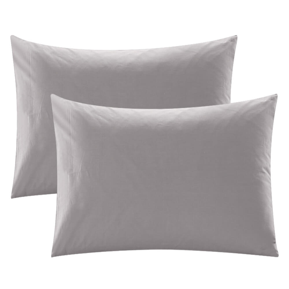 Pure Cotton Pillow Cover, 2 Pcs - BCBMALL