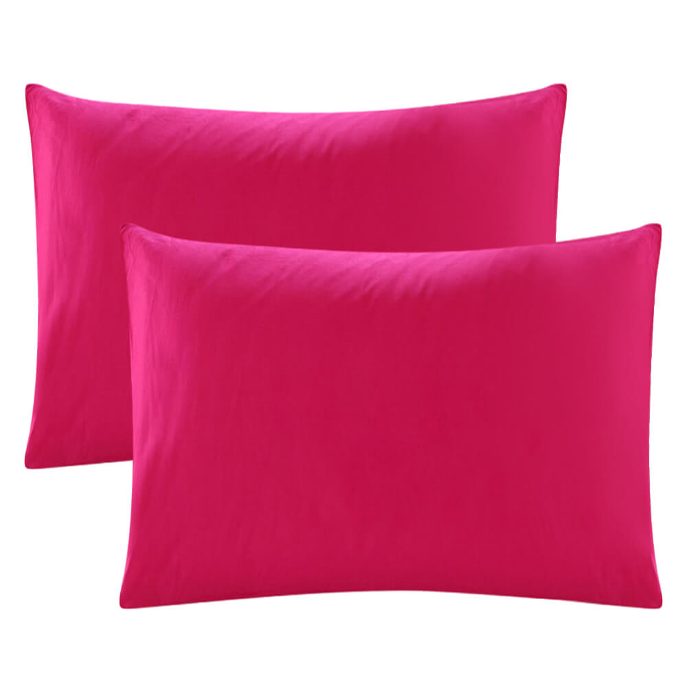 Pure Cotton Pillow Cover, 2 Pcs - BCBMALL