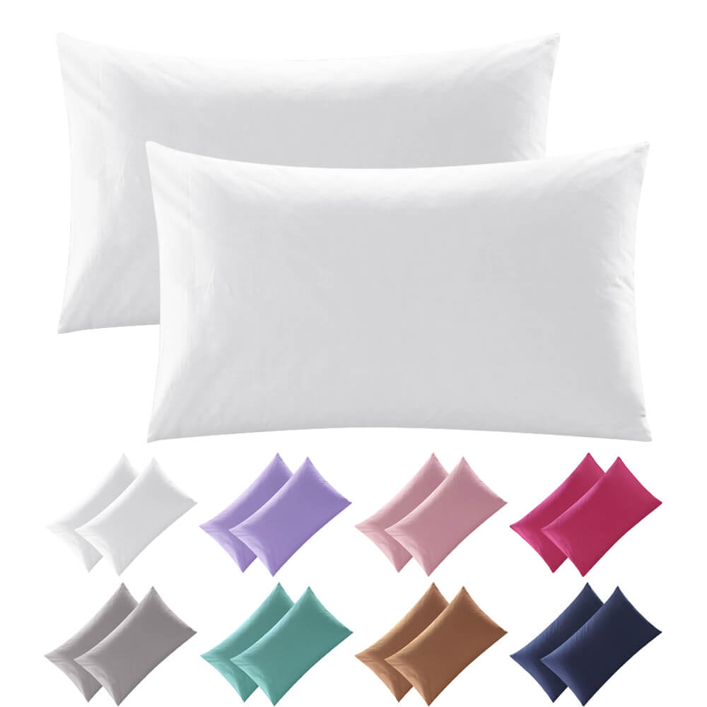 Pure Cotton Pillow Cover, 2 Pcs - BCBMALL