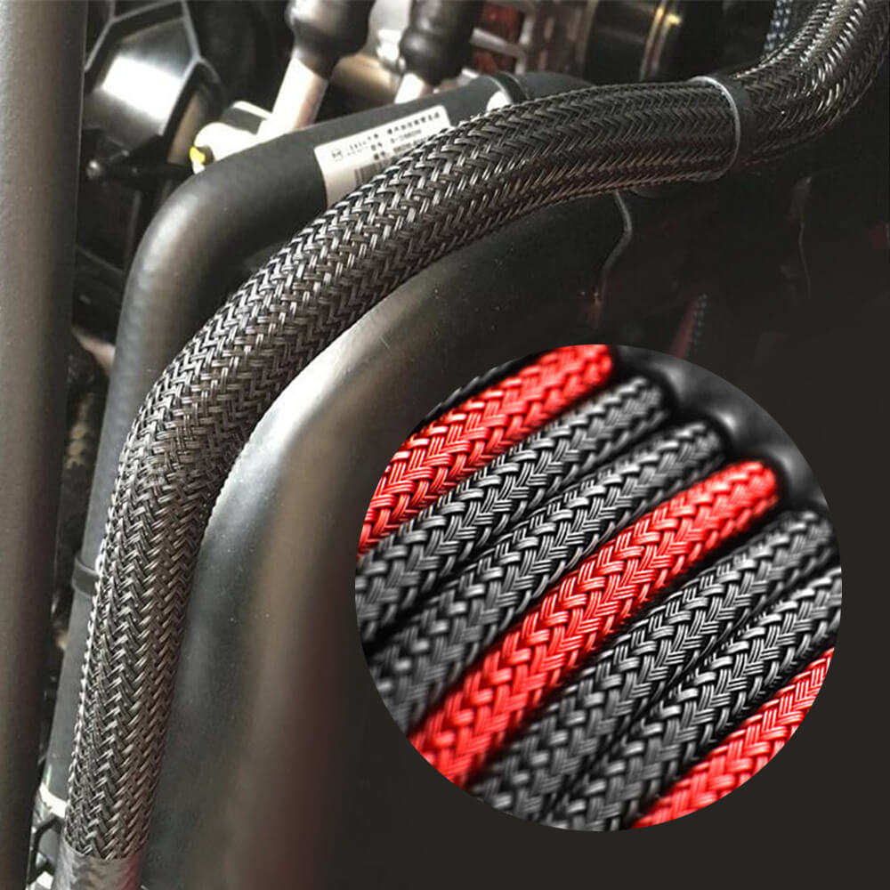 Braided Wire Cable Sleeve Cord - BCBMALL