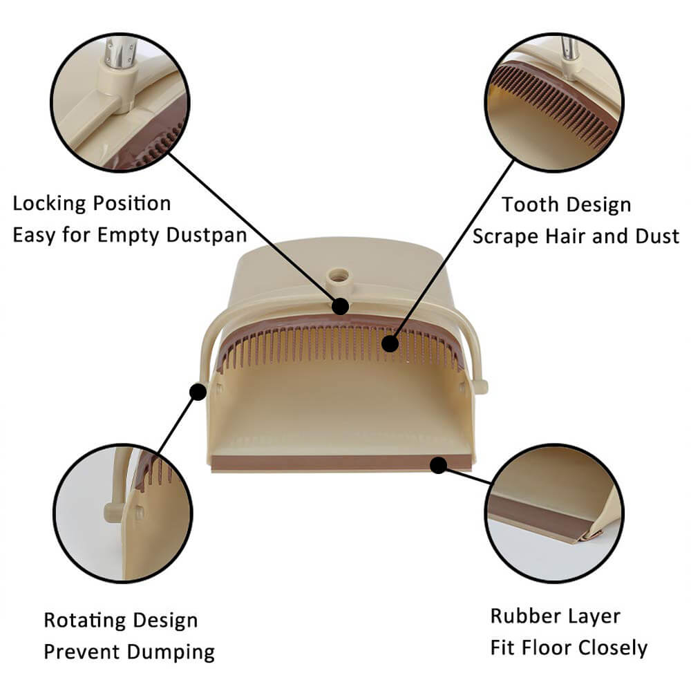 Broom and Dustpan Sweep Clean Set - BCBMALL