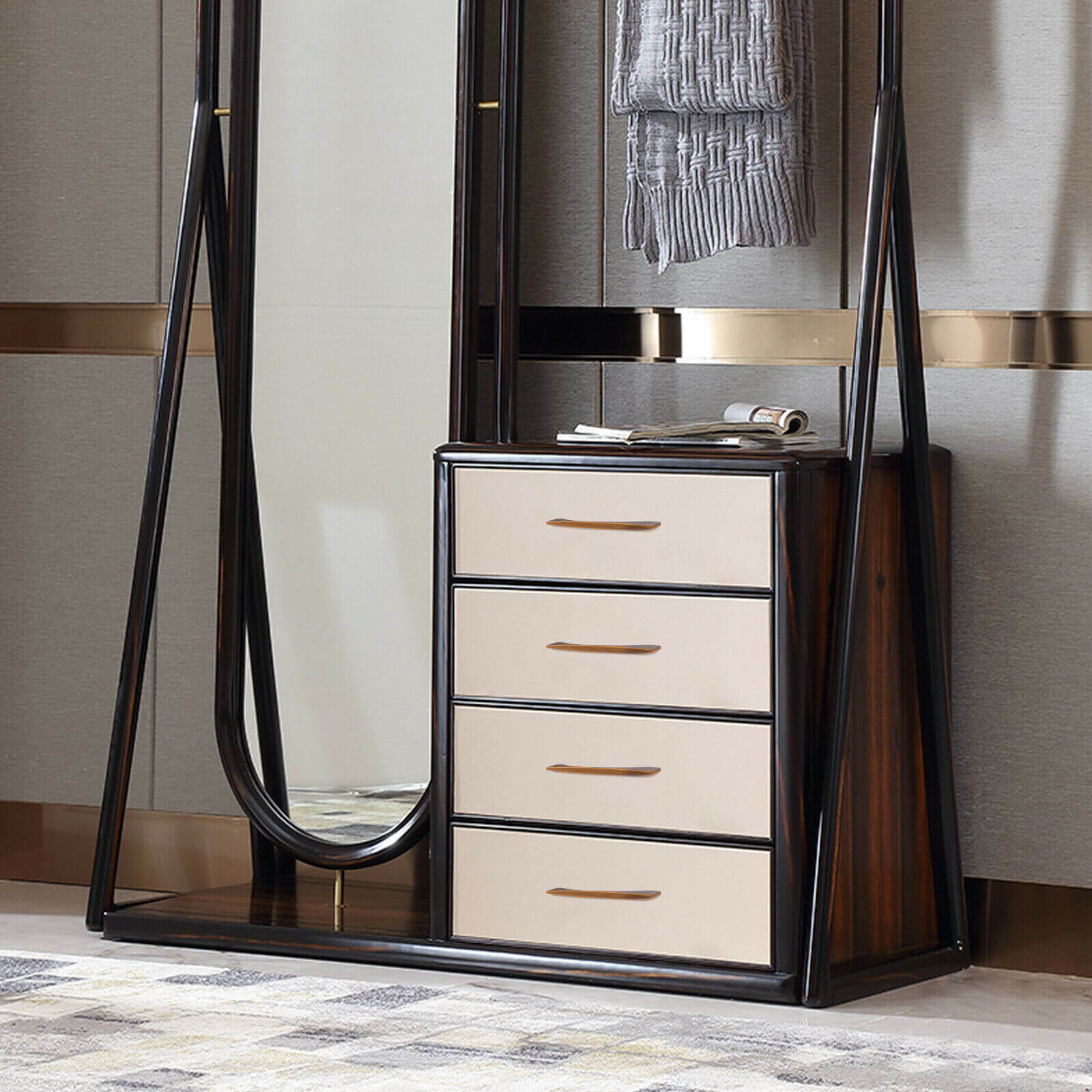 usage of Brushed Brass Cabinet Handle