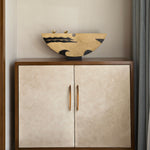 display of Brushed Brass Cabinet Handle