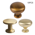 Cabinet Knobs Round Brushed Handles