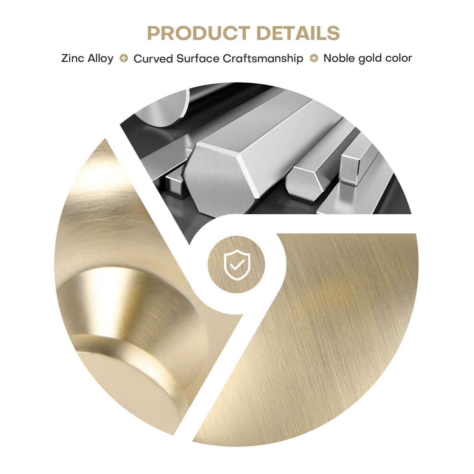 feature of Cabinet Knobs Round Brushed Handles