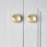 showing of Cabinet Knobs Round Brushed Handles