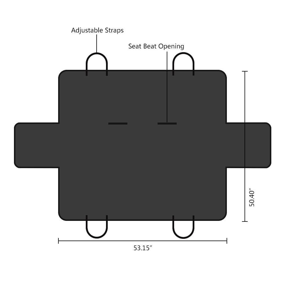 Car Back Seat Cover Pet Dog Hammock - BCBMALL