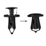 Car Bumper Clip Plastic Rivets, Universal 8mm 100pcs - BCBMALL