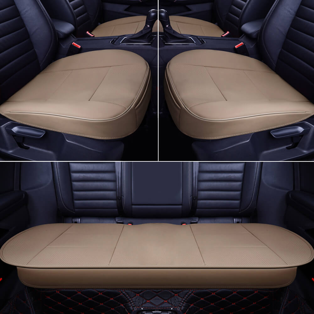 Car Front Rear Seat Cushion, Deluxe PU Full Surround - BCBMALL