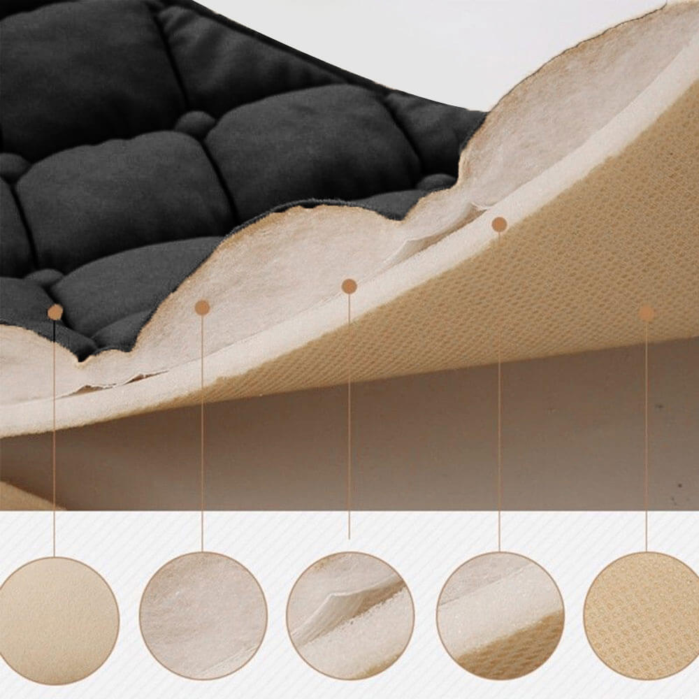 Car Rear Seat Cushion w/Plush Surface - BCBMALL