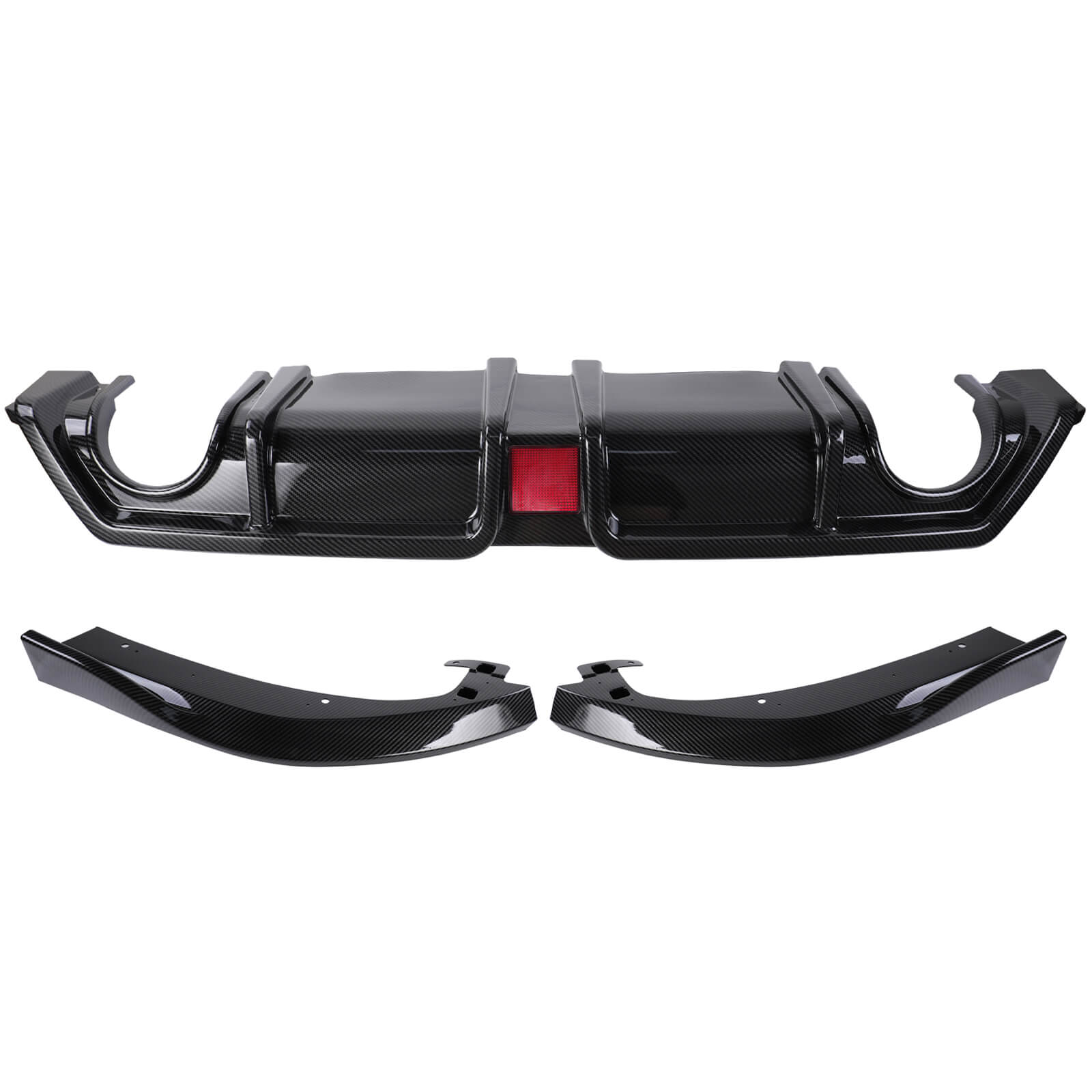 Car Rear Bumper, 3pcs - BCBMALL