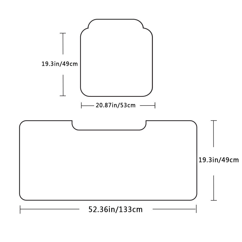 Car Rear Seat Cushion w/Plush Surface - BCBMALL