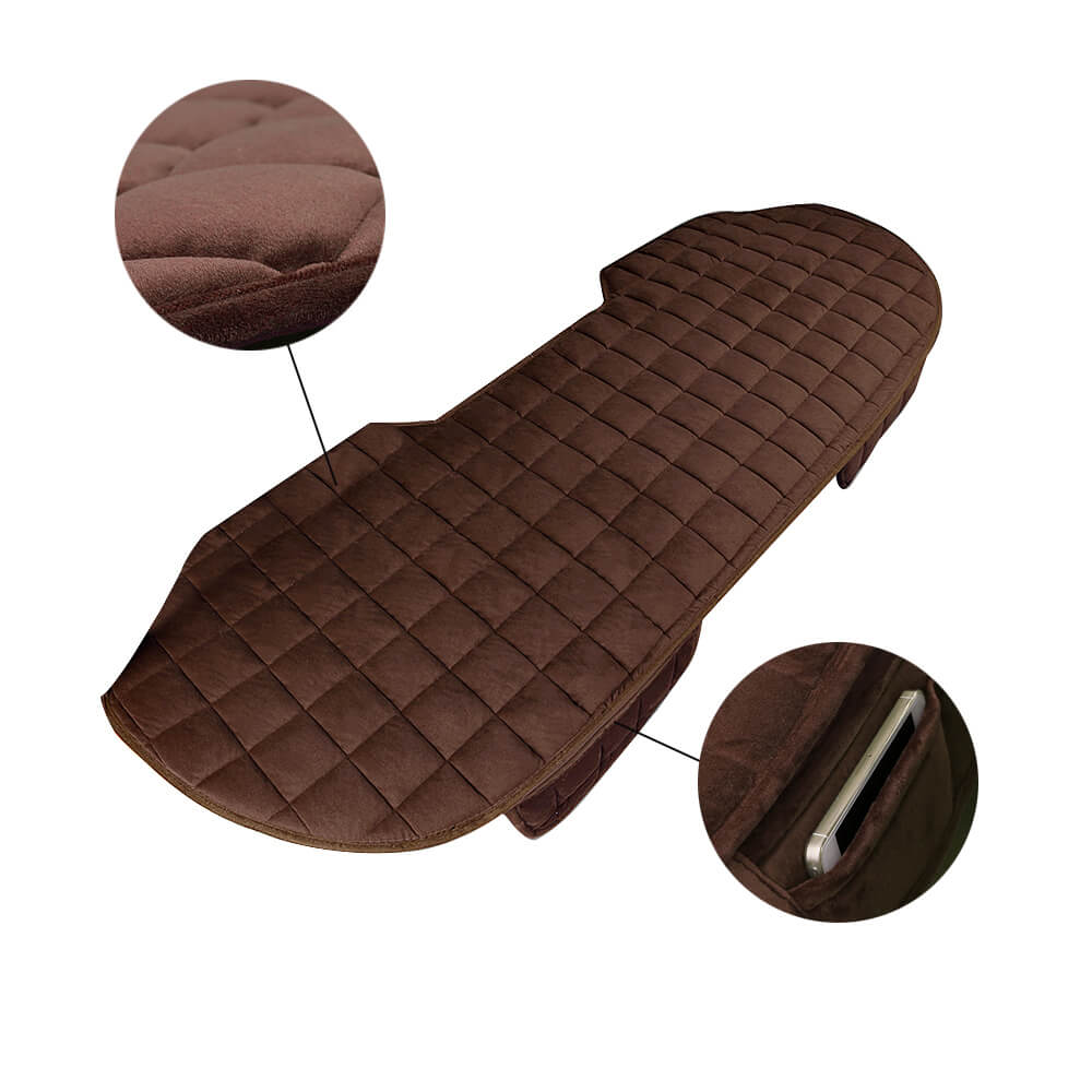 Car Rear Seat Cushion w/Plush Surface - BCBMALL