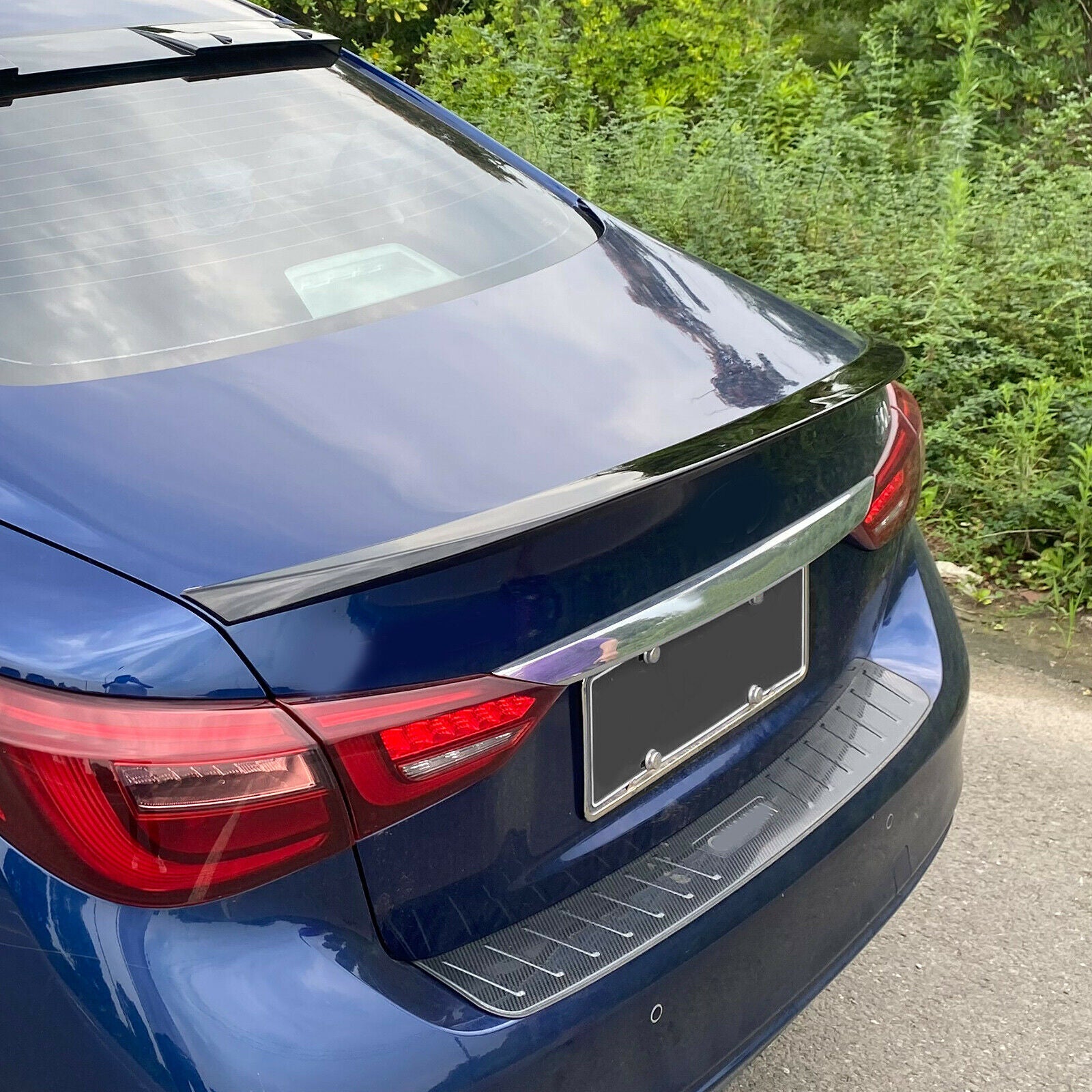 Car Rear Trunk Lip For Infiniti Q50 14-20 diaplay