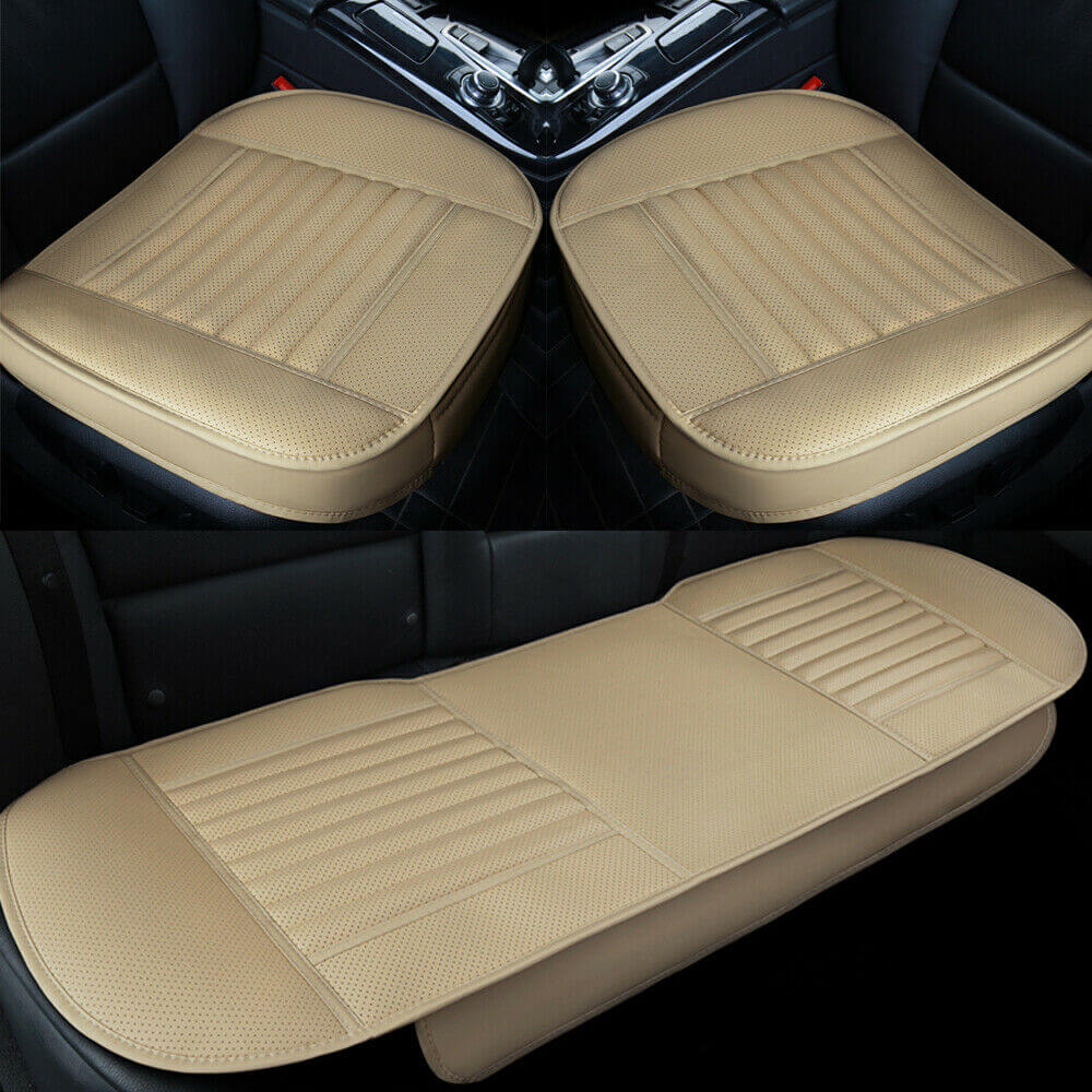 Car Front Rear Seat Cushion, Full Surround w/ Bamboo Charcoal - BCBMALL