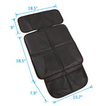 Size of the Car Seat Protector Back Seat Organizer Kick Mat Cover