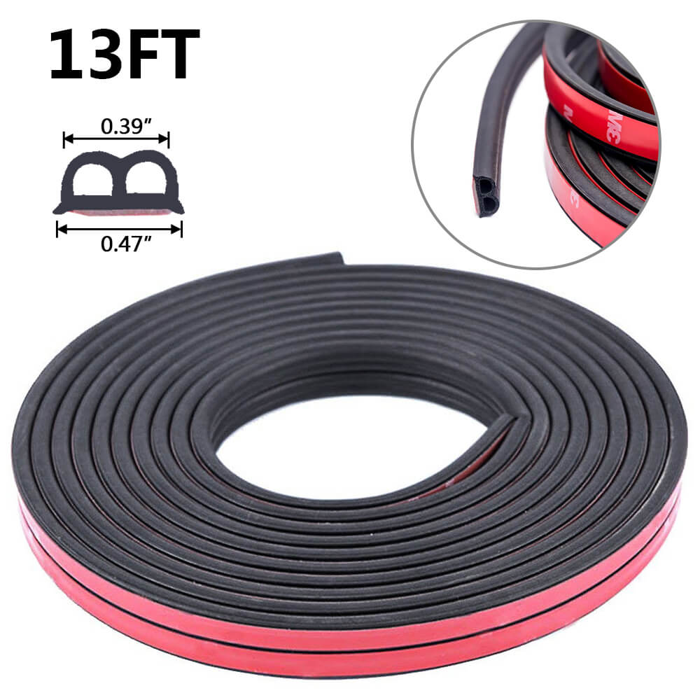 B-Shape Car Door Rubber Weatherstrip - BCBMALL