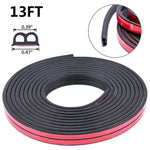 B-Shape Car Door Rubber Weatherstrip - BCBMALL