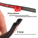 B-Shape Car Door Rubber Weatherstrip - BCBMALL