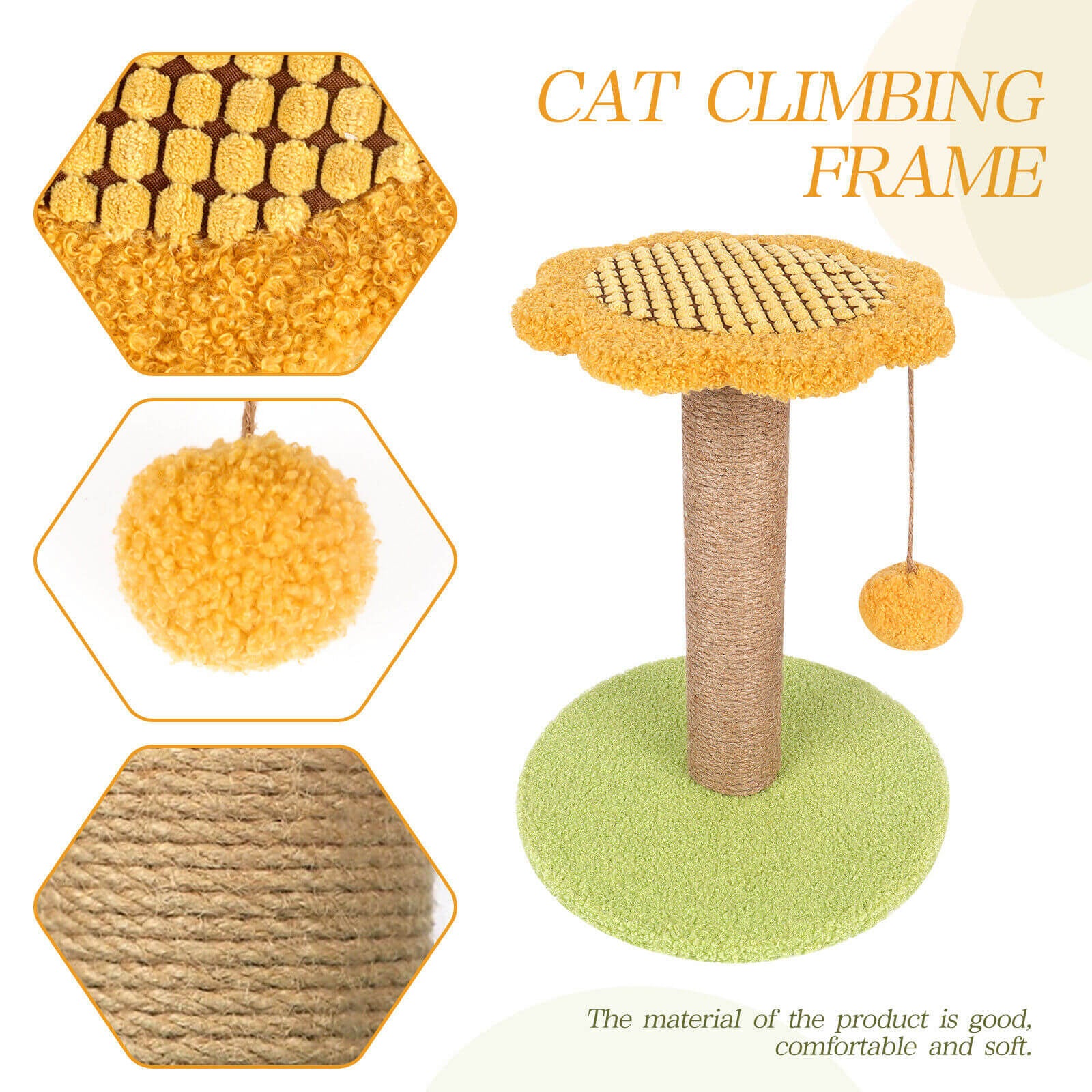 Cat Activity Tree sunflower