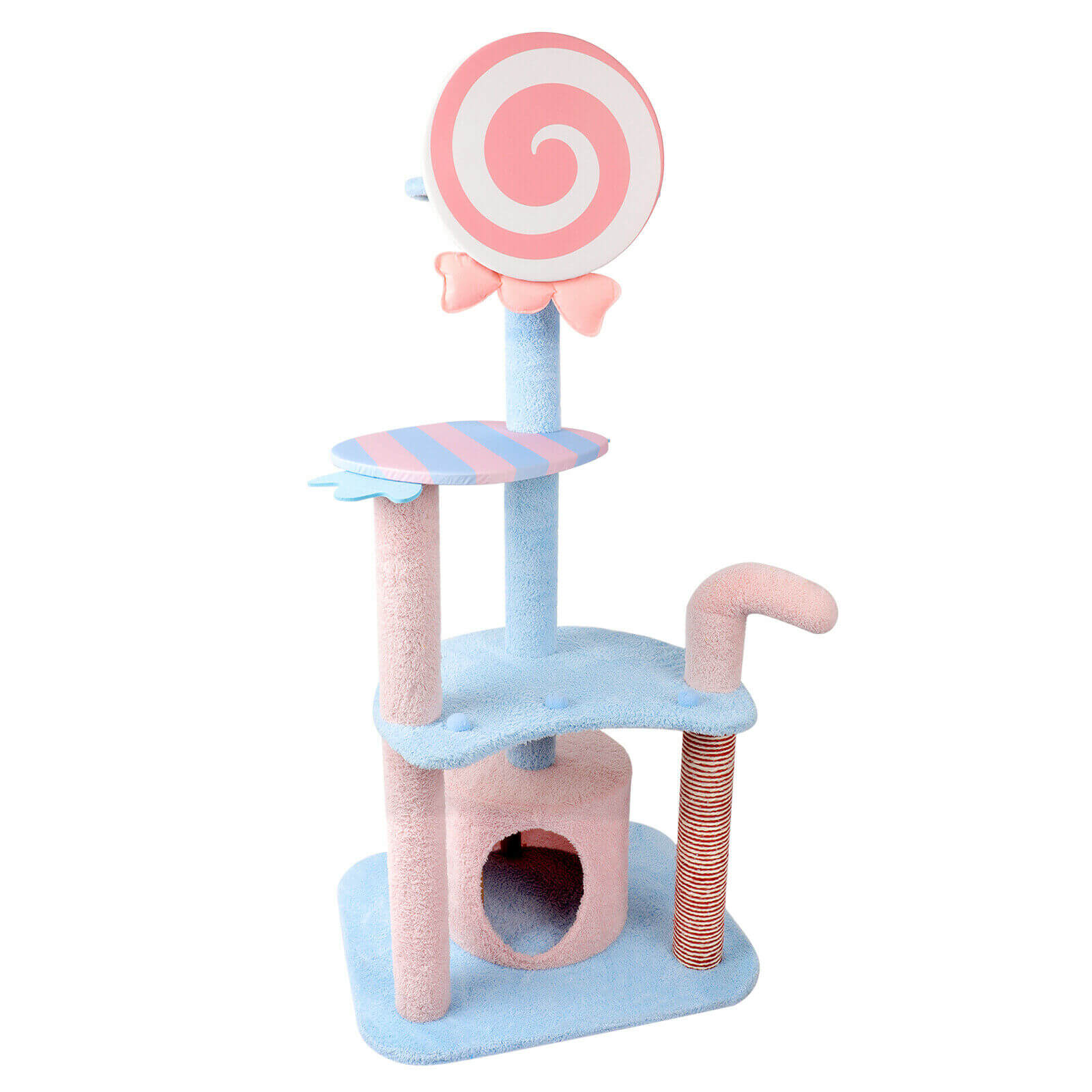Large 52.4" Cat Tower Condo Furniture Candy Shape