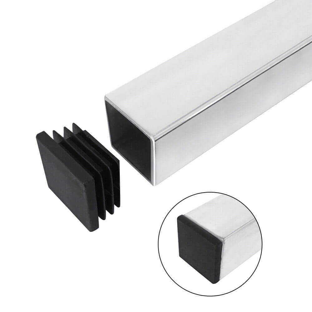 Square Tubing Plastic Plug - BCBMALL