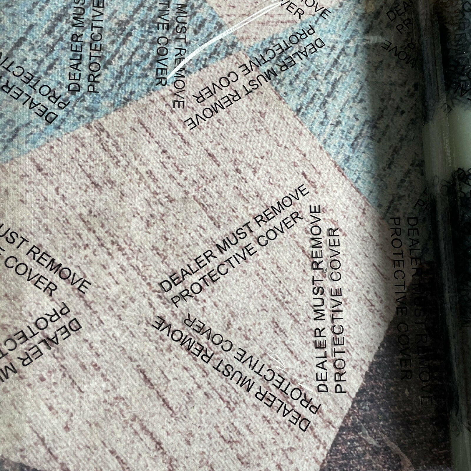 Clear Adhesive Floor Mat display