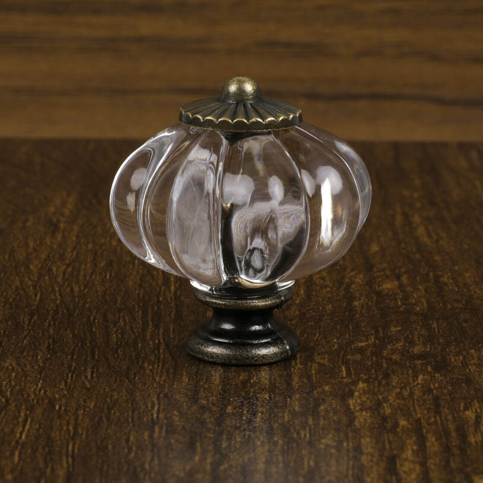 cute Clear Pumpkin Drawer Knobs, 10pcs