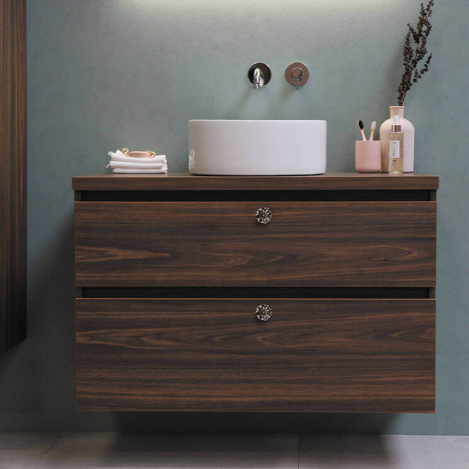 using display of Clear Pumpkin Drawer Knobs, 10pcs