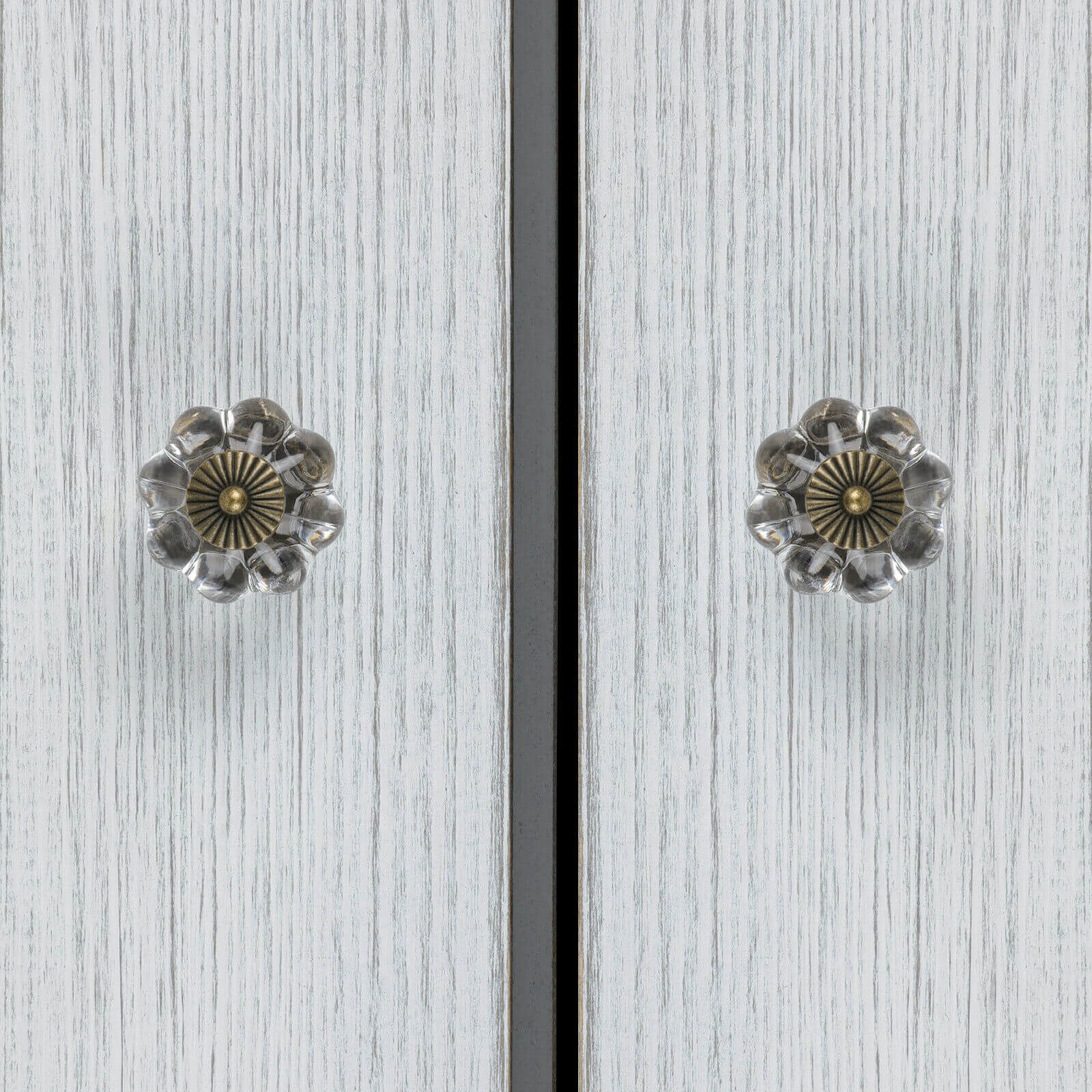 display of Clear Pumpkin Drawer Knobs, 10pcs