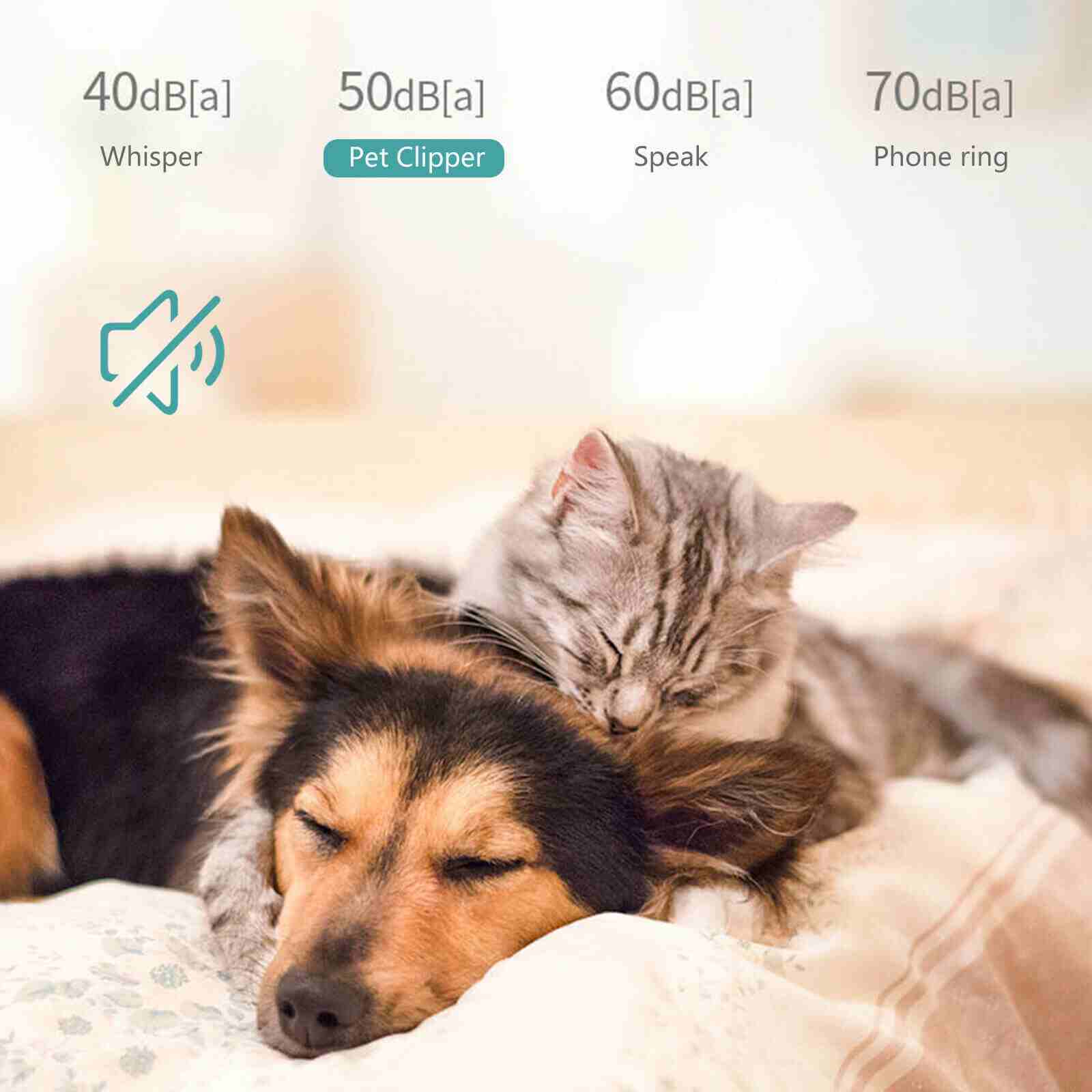 low-noise and Cordless Small Dog Grooming Clipper