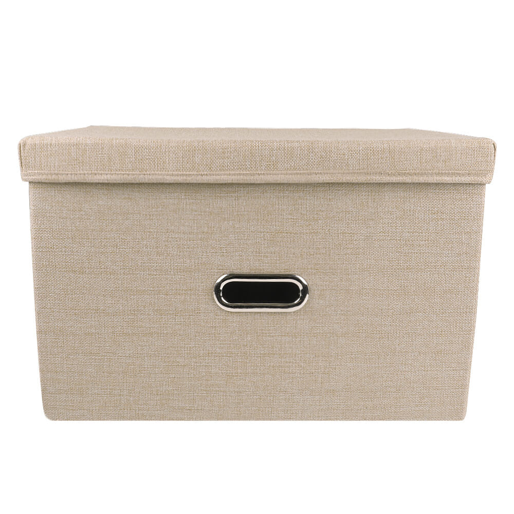 Cotton linen Fabric Storage Bin - BCBMALL