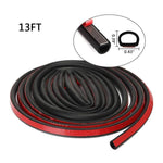 Small D-shape Car Door Rubber Seal Strip - BCBMALL