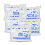 Disposable Clear Plastic Car Cover, 5pcs