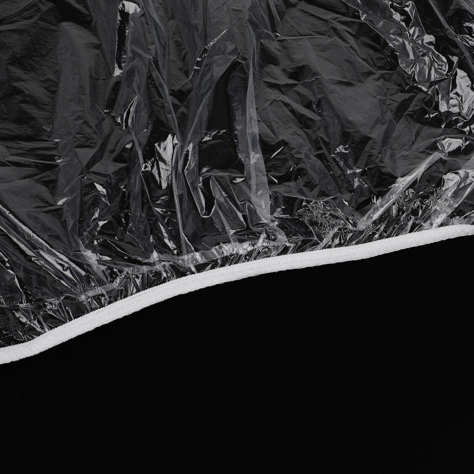 Disposable Clear Plastic Car Cover, 2/5pcs detail 1