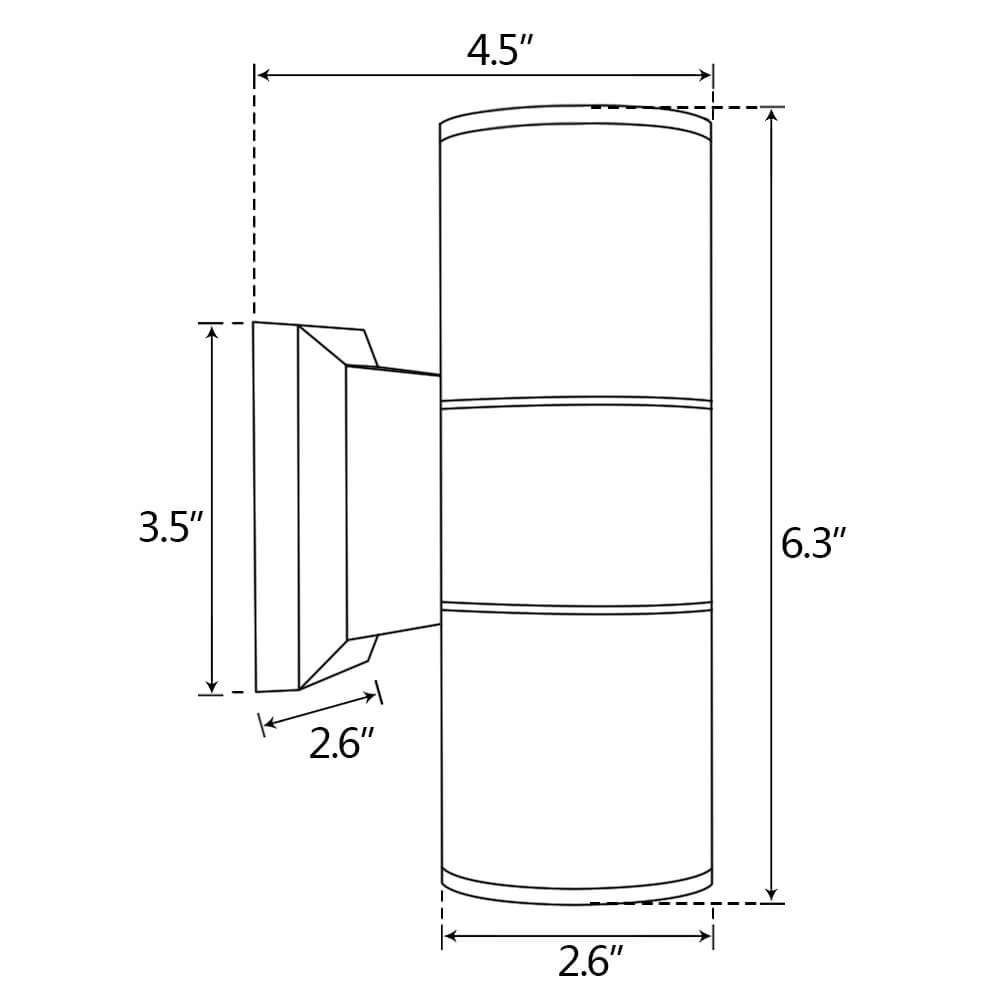 Dual Head LED COB Lamp Wall Light - BCBMALL