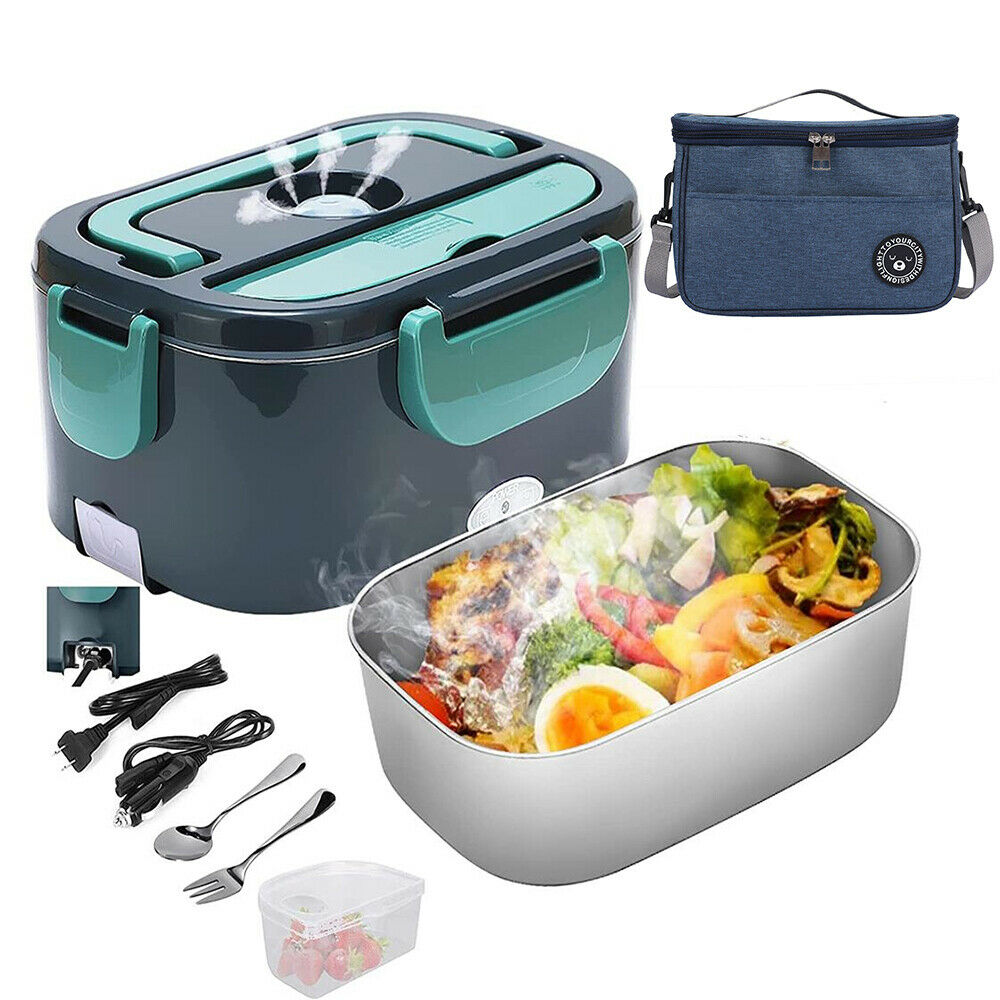 Display of Durable 110V/12V Electric Lunch Box+Lunch Bag
