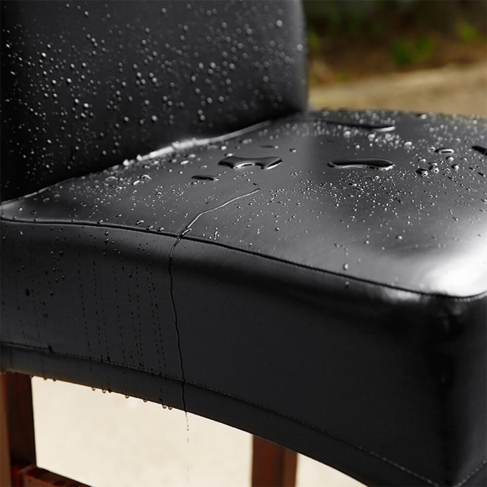 Faux Leather Chair Covers - BCBMALL