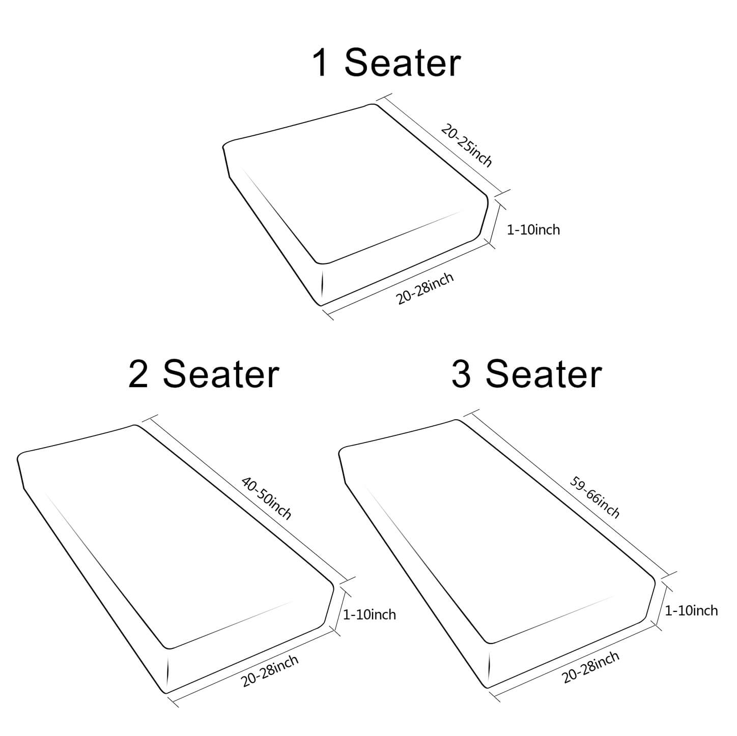 Faux Leather Sofa Seat Cushion Cover - BCBMALL