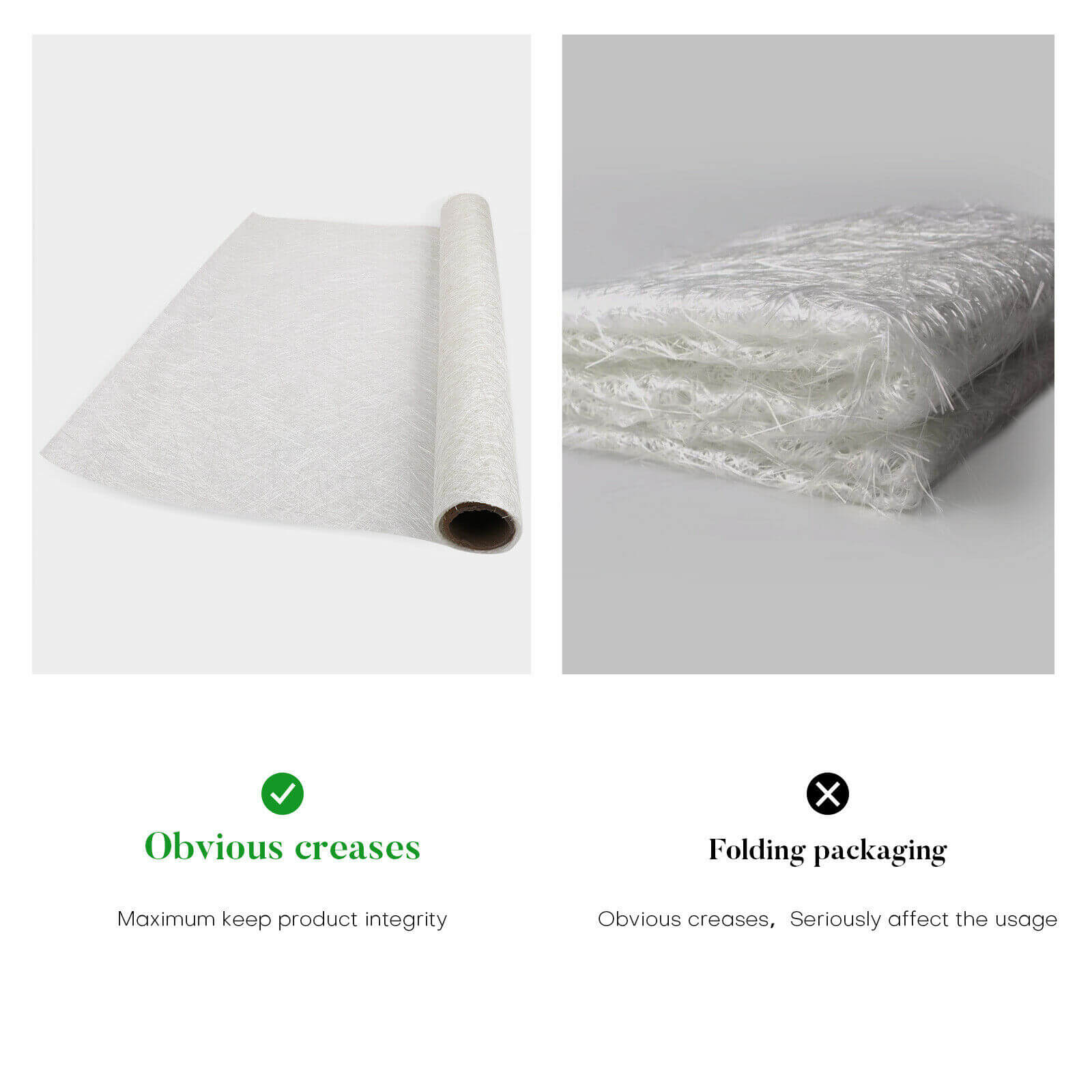 Fiberglass Chopped Strand Roll feature