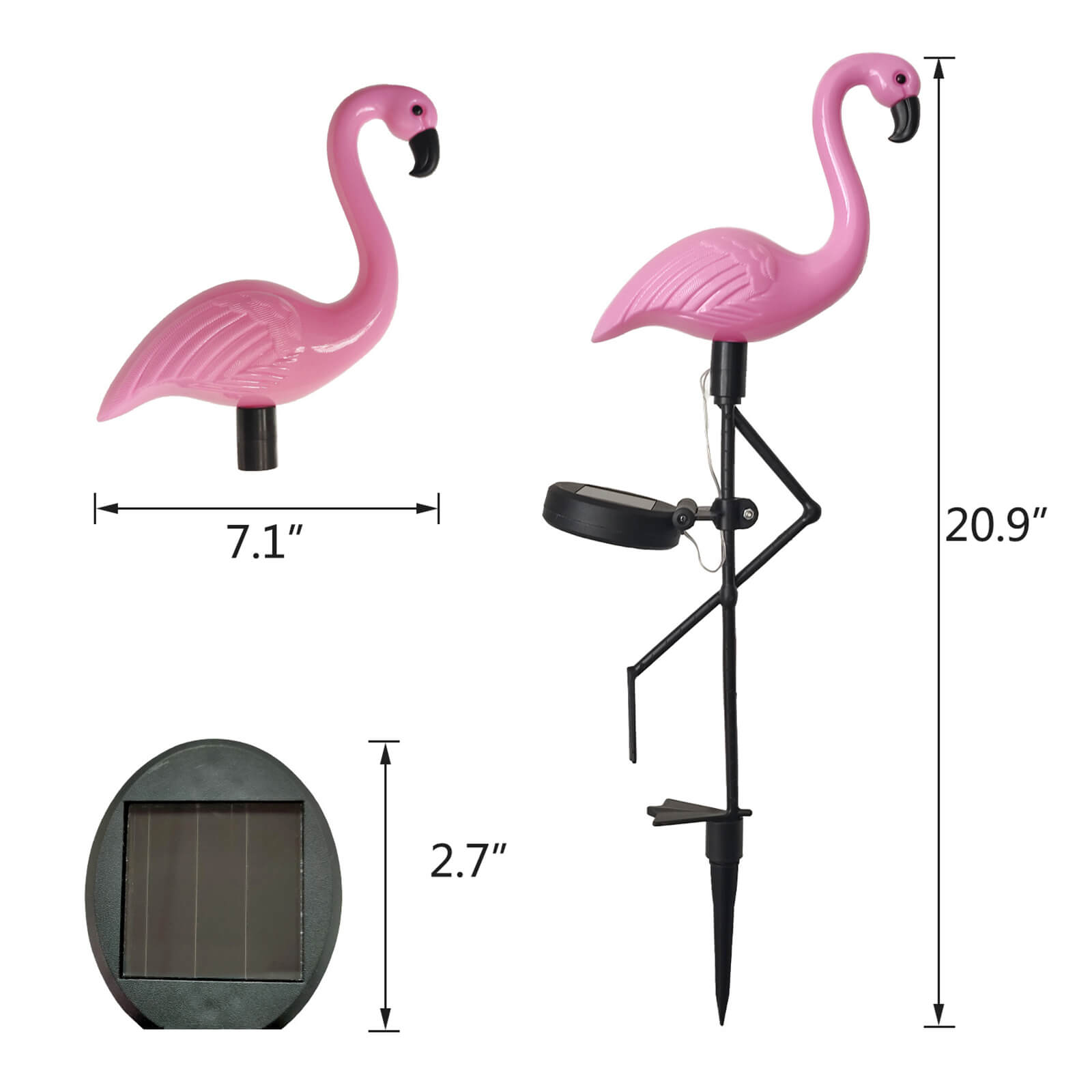 Flamingo Led Solar Light - BCBMALL
