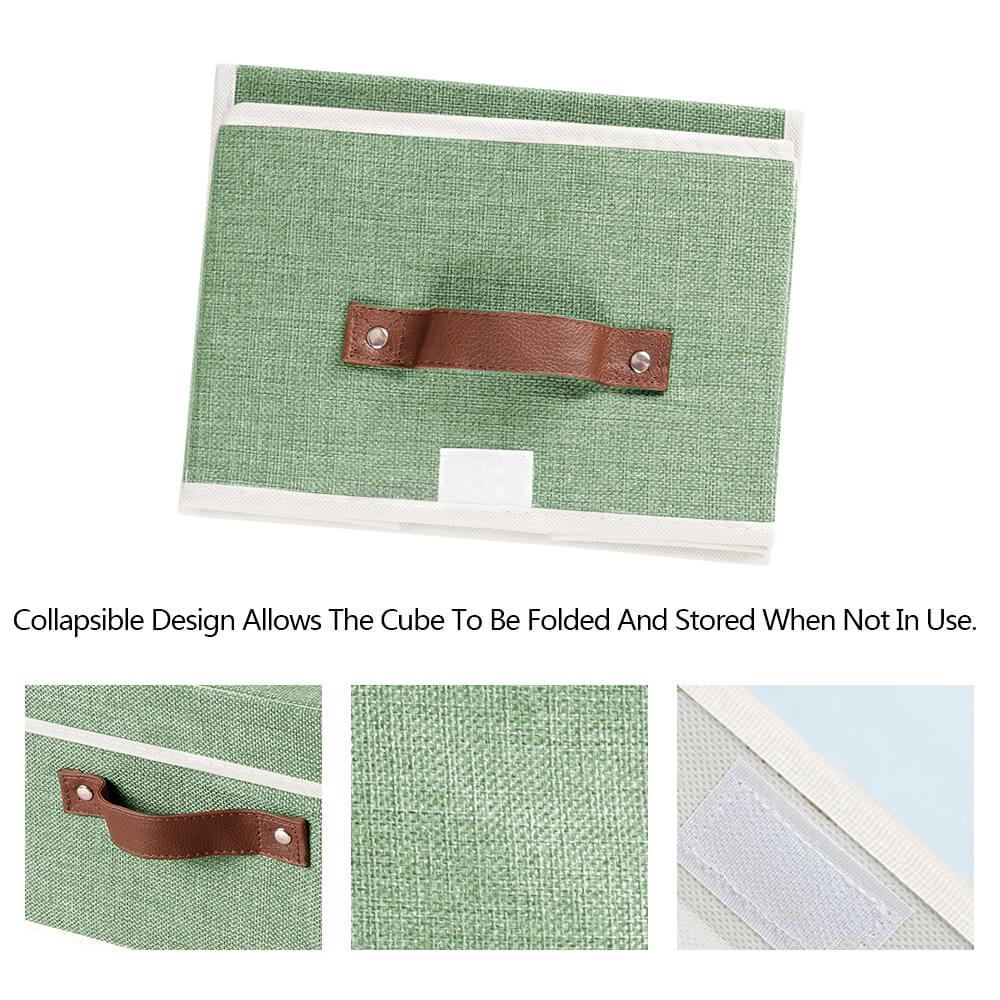 Foldable Storage Bin Boxes, 6 Pcs Small - BCBMALL