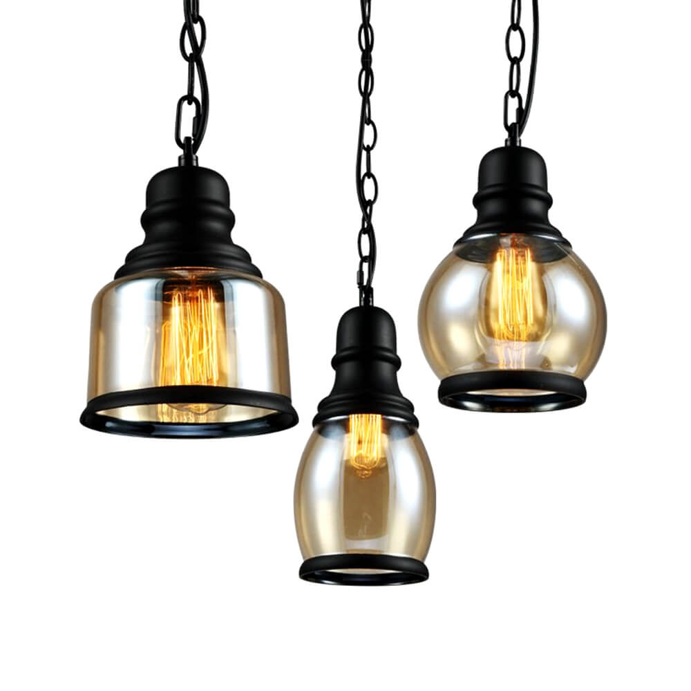 Vintage Glass Pendant Light - BCBMALL