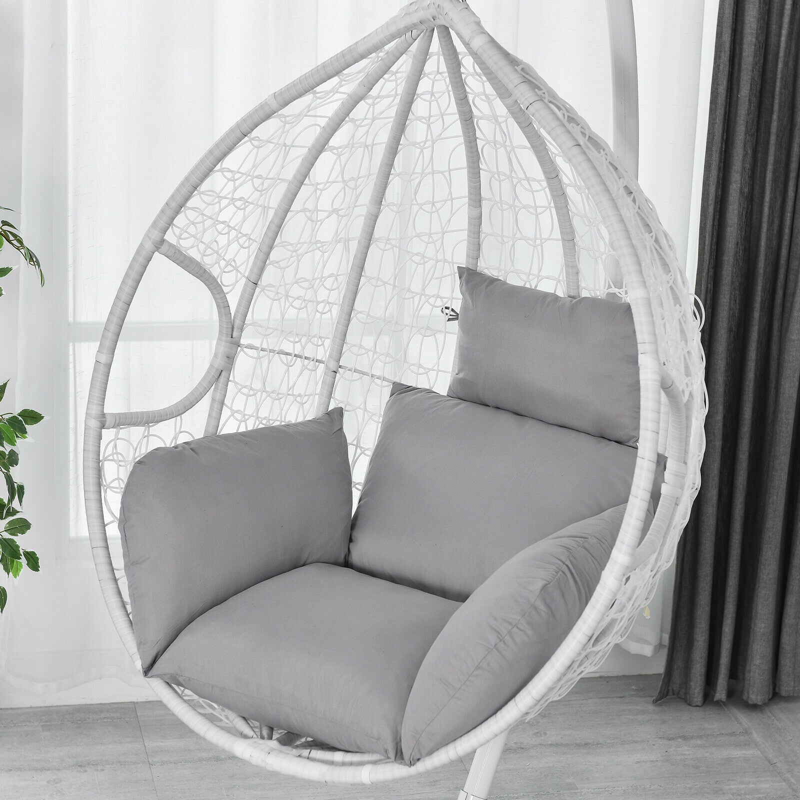 Hanging Hammock Chair Seat Cushion display