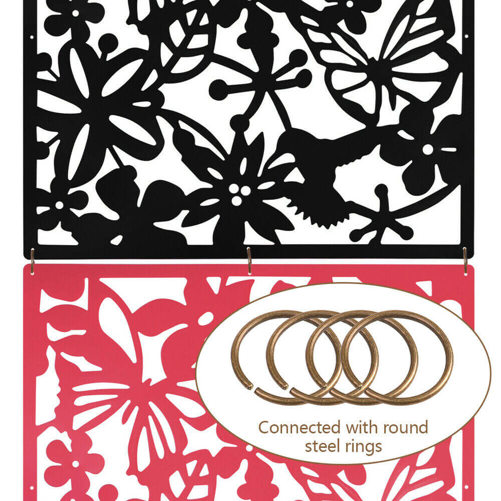 Hanging Room Divider Screen detail