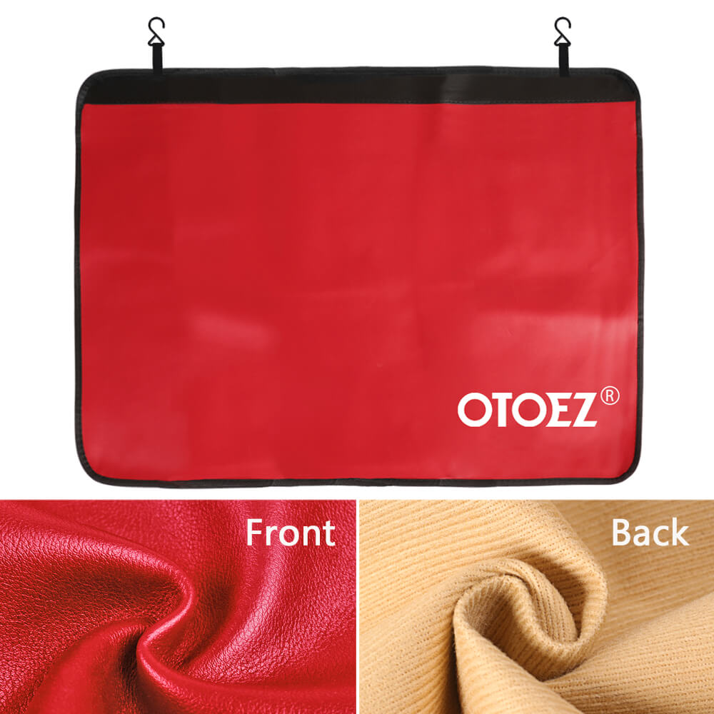 front and back of Heavy Duty Magnetic Fender Cover Protector Pad Mat